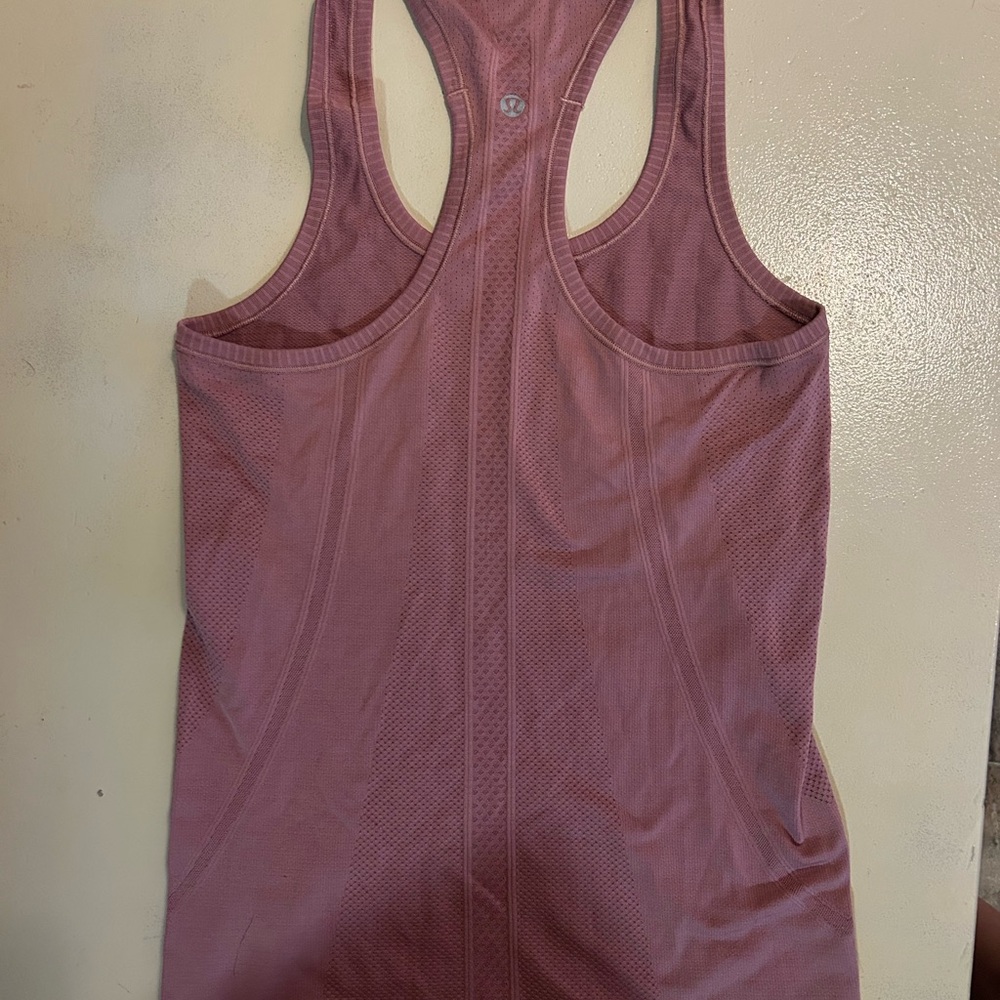 lululemon athletica Pink Racerback Tank Top